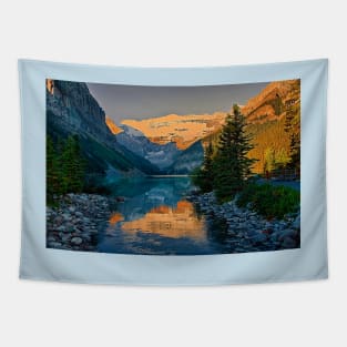 Canada. Banff National Park. Lake Louise in the morning. Tapestry