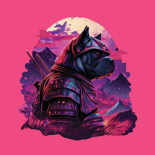 Samurai dog, cane corso by GreenMary Design