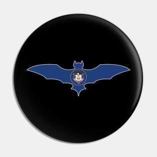 Utah Bat Flag Pin