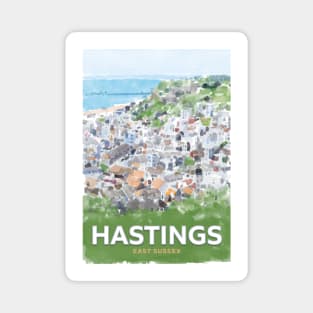 Hastings Seaside Town East Sussex Magnet