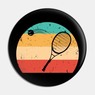 tennis vintage sunset , tennis lover Pin