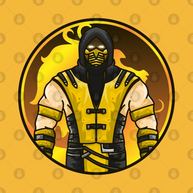 Scorpion Mortal Kombat by Aldyz