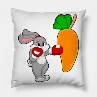Rabbit Boxer Punching bag Carrot Pillow