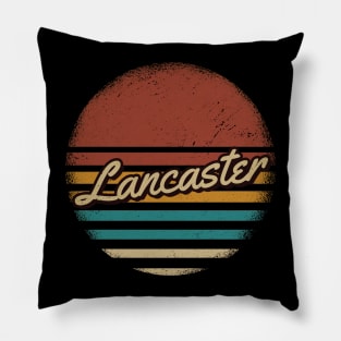 Lancaster Vintage Text Pillow