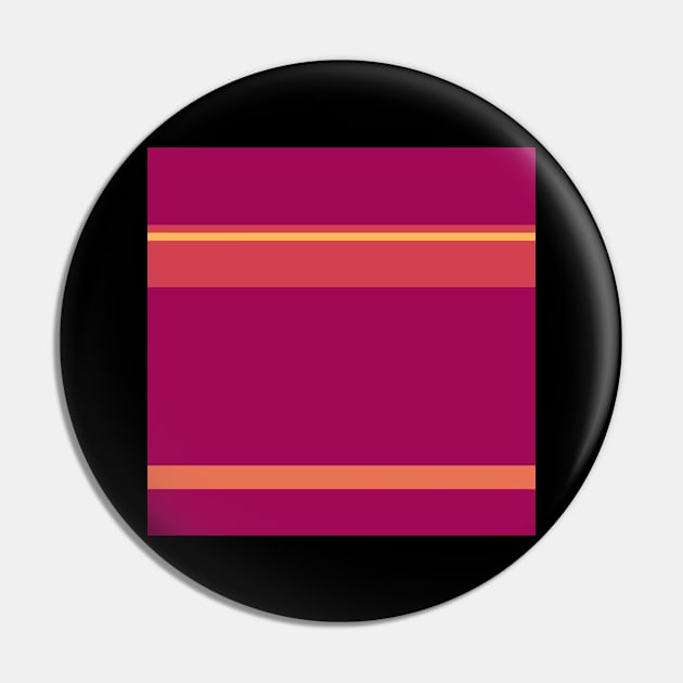 An astonishing incorporation of Almost Black, Jazzberry Jam, Brick Red, Dark Peach and Butterscotch stripes. - Sociable Stripes Pin by Sociable Stripes