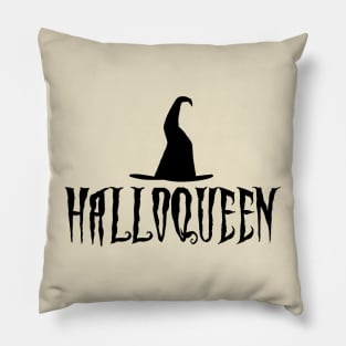 hat and halloqueen Pillow