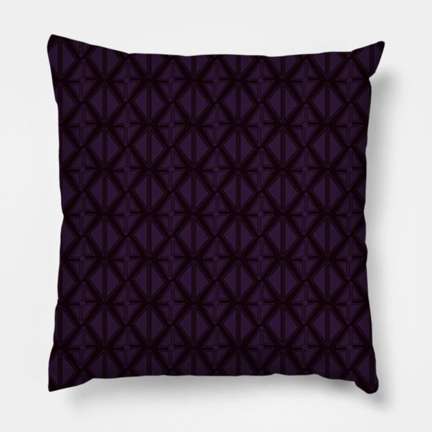 ANOTHER TRIANGLES PATTERN Pillow by droidmonkey