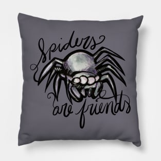 Spiders are Friends Pillow