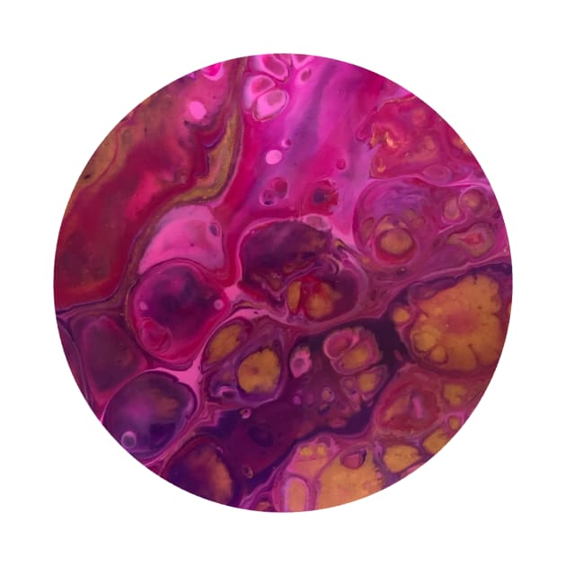 Pink Passion / Acrylic Pouring by nathalieaynie