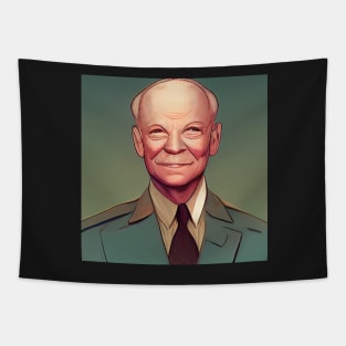 Dwight D. Eisenhower | Comics style Tapestry