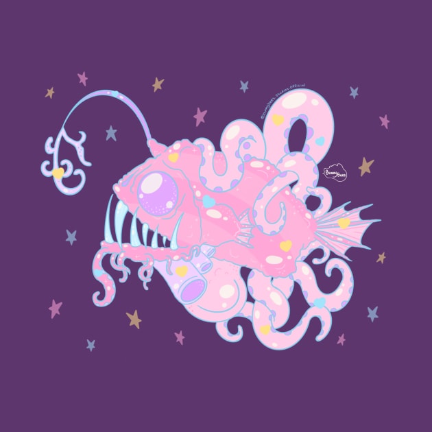 Kawaii Angler Fish by BunnyBees Studios