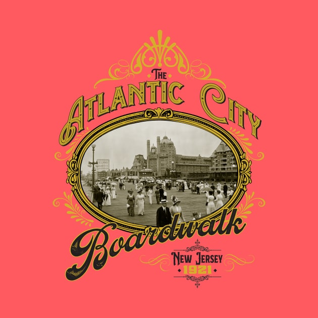 Atlantic City Boardwalk by MindsparkCreative