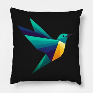 Paradise Bird - Geometric bird design for the environment Pillow