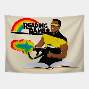 Reading Rambo Tapestry