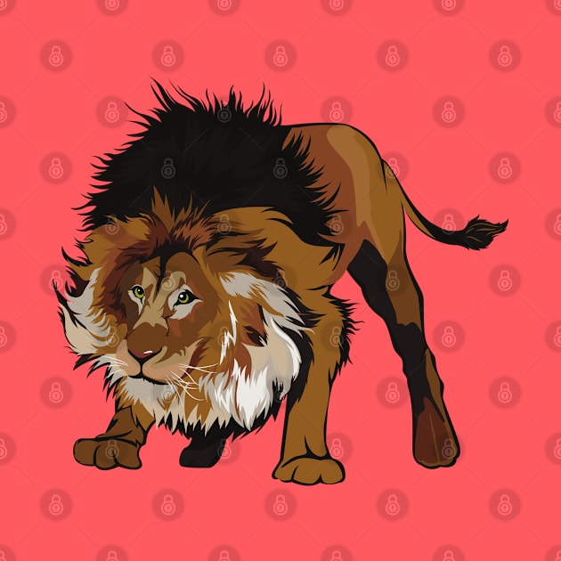 Curious Lion Design by TF Brands