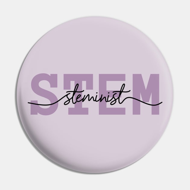 STEM girl - steminist Pin by nanarts