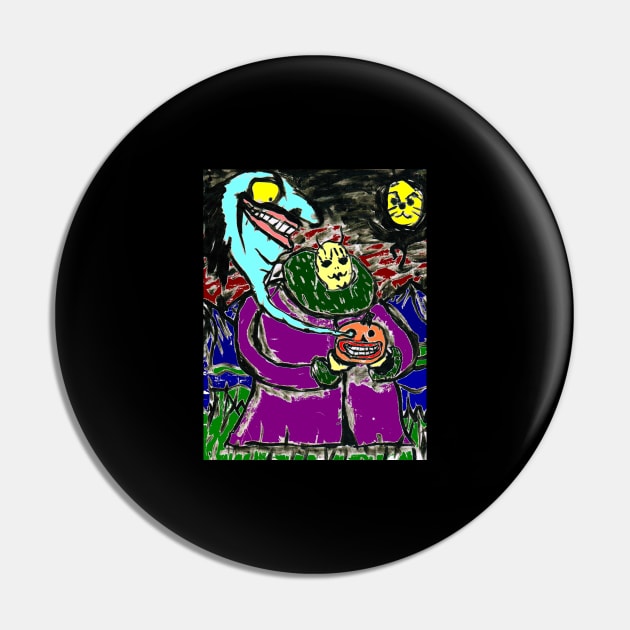 Yokai Halloween Pin by lowen morrison