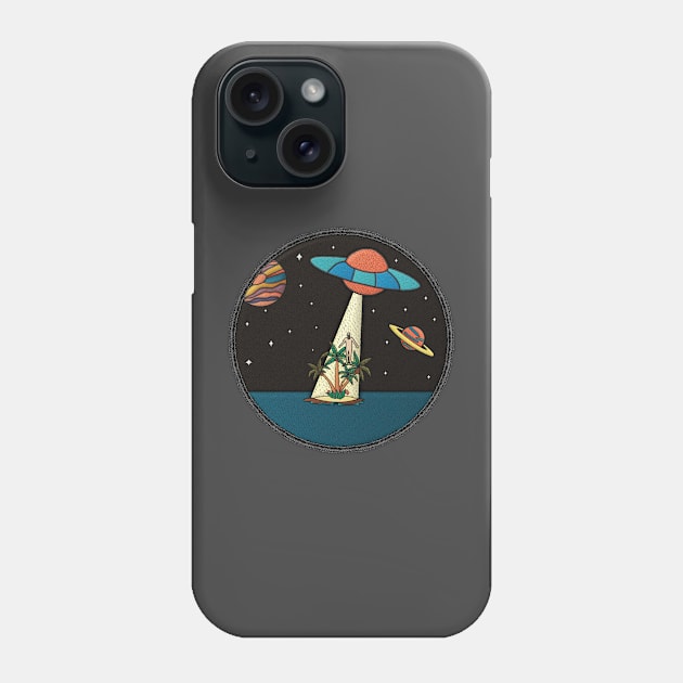 Saved By Aliens Midlife Merit Badge Phone Case by jephwho