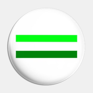 Green Stripes Pin