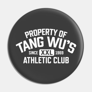 Tang Wu - Athletic Club (New Design - Dark - Back) Pin