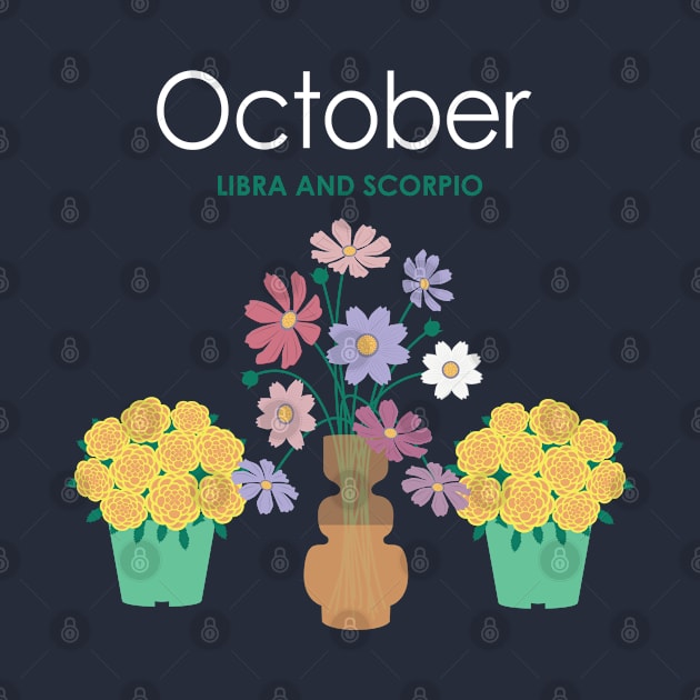 October Birth Flowers by LjM