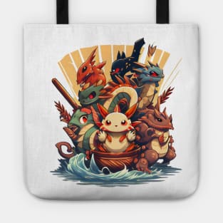 Pokem Style Little Monsters Tote