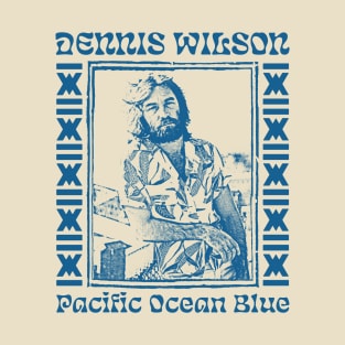 Pacific Ocean Blue / Original Vintage Style Design T-Shirt