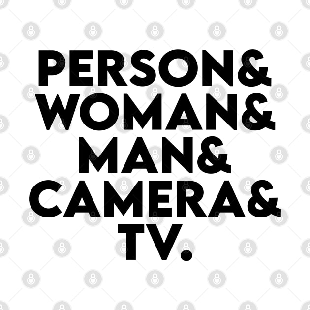 person woman man camera tv by Elhisodesigns