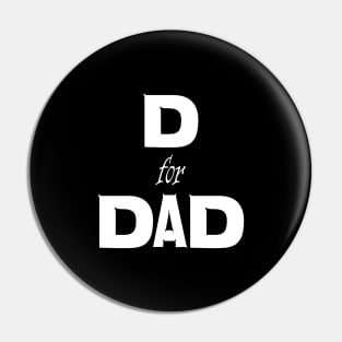 D for DAD Pin