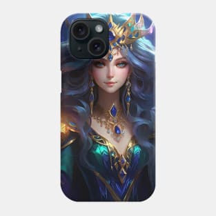 Lost Art Revived: Dark Magician Girl's Abystyle Alternate Art Fan Creation for Anime Wall Art Enthusiasts Phone Case