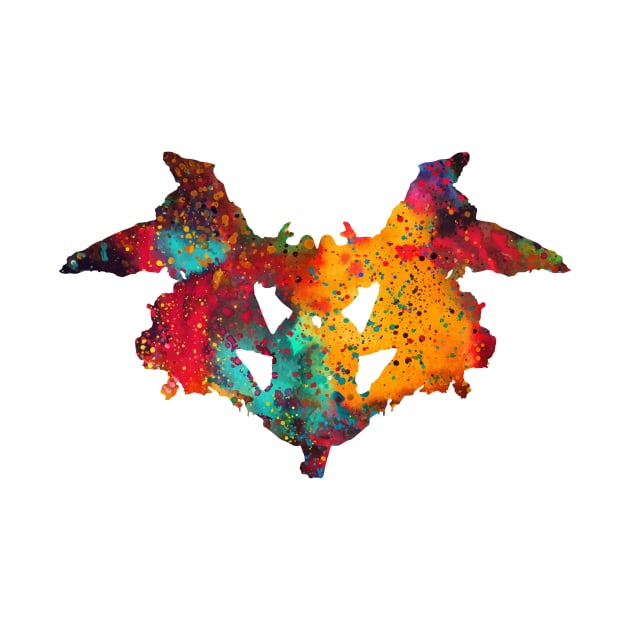 Rorschach inkblot test by erzebeth