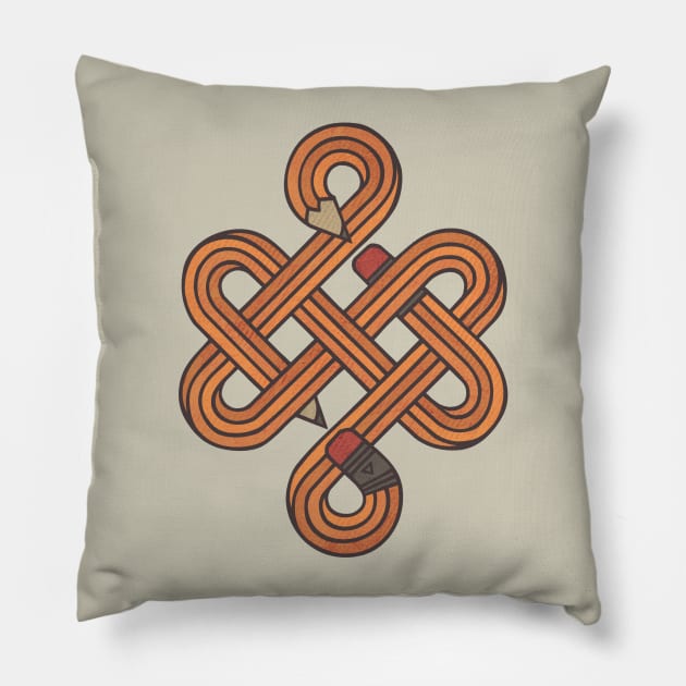 Endless Creativity Pillow by againstbound