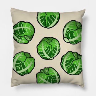 Brussel Sprout Pattern Pillow