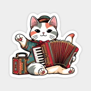 Tabby accordion Magnet