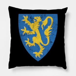 Kingdom of Galicia–Volhynia - Vintage Distressed Style Pillow