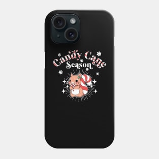 Happy Candy Cane Season Adorable Squirrel Phone Case