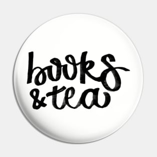 Books & Tea Pin