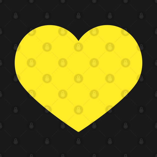 Yellow heart by AliciaZwart