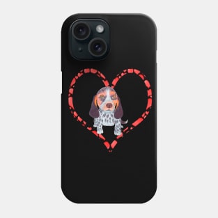 QUEEN ELIZABETH POCKET BEAGLE HEART Phone Case