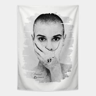 Sinead o'connor \ Brush Art Tapestry