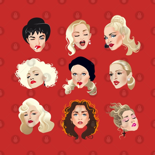 Faces of Madge by AlejandroMogolloArt