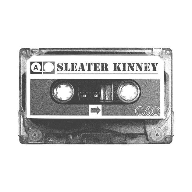 Sleater Kinney - Sleater Kinney Old Cassette Pencil Style by Gemmesbeut