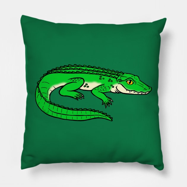 Lil' Gator Pillow by HonuHoney