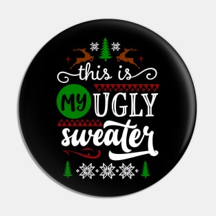 Ugly Christmas Sweater Pin