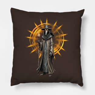 Creepy Plague Doctor Pillow