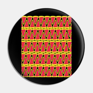 Pizza Slice Pattern Pin