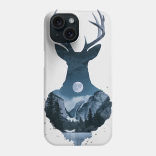 Deer Moon Nature Forest Phone Case