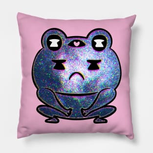 Kawaii Galaxy Space Frog Pillow