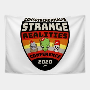 Strange Realities 2020 Official Crest Logo Tapestry