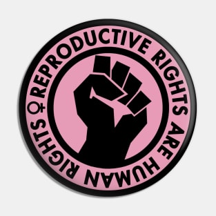 Reproductive Rights are Human Rights (pink) Pin